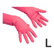 Латексные перчатки Виледа Многоцелевые - S, M, L, XL - Перчатки латексные Многоцелевые, красные, размер L