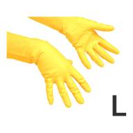 Латексные перчатки Виледа Многоцелевые - S, M, L, XL - Перчатки латексные Многоцелевые, желтые, размер L